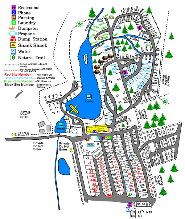 Map Of The Campsite - vrogue.co